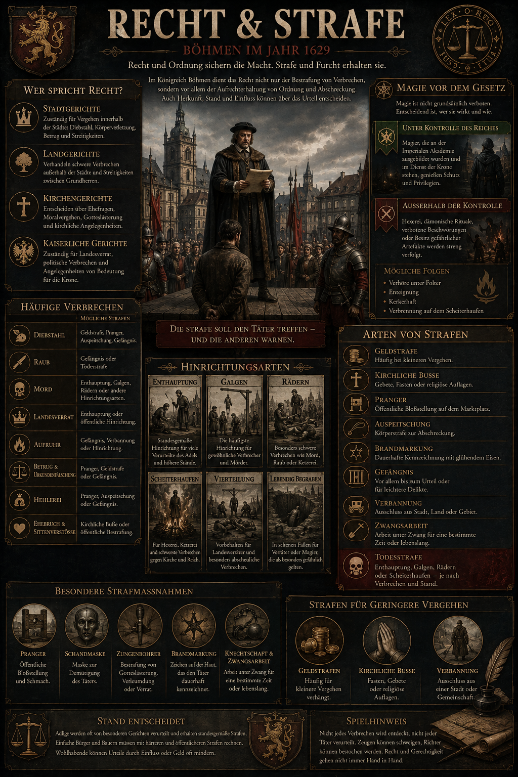 Infografik Recht & Strafe